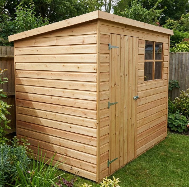 Pressure-Treated Redwood Shiplap Board – 119mm x 12mm – Exterior Timber Cladding