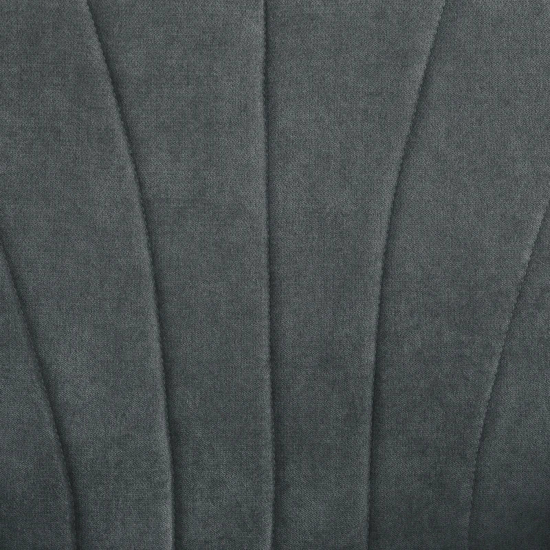 Stylish Upholstered Accent Chair with Rolled Arms and Wooden Legs for Living Room or Bedroom in Grey