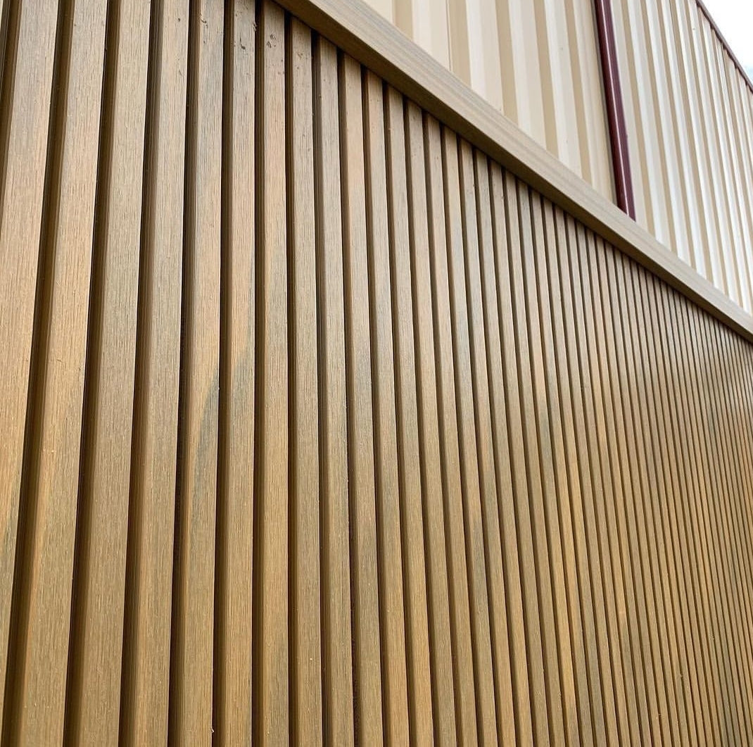 TRITON 3.6m Composite Slatted Wall Cladding Internal Corner Profile Trim