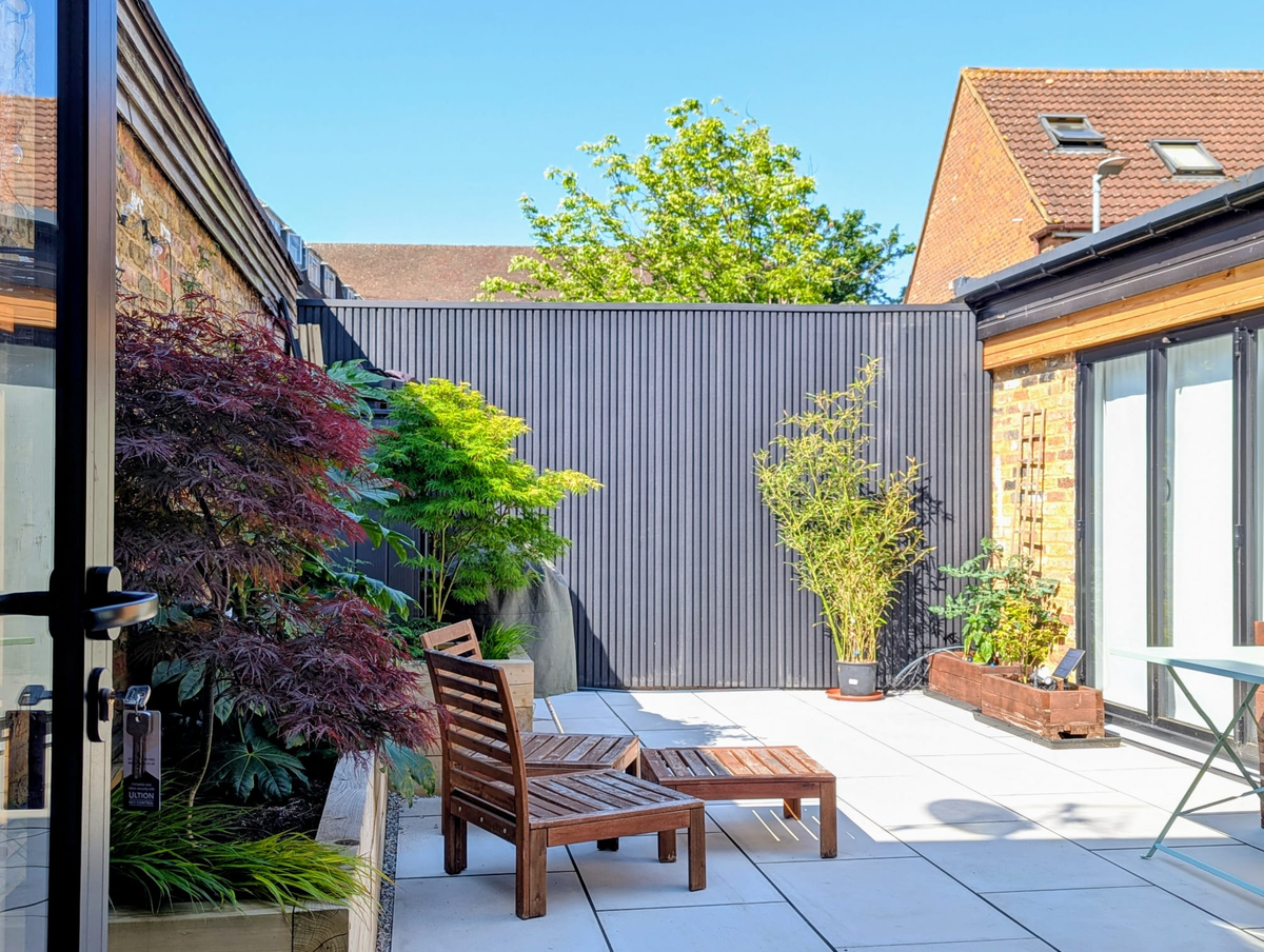 Cladding For Shop Composite Slatted Cladding | Modern Timber-Look Panels for Stylish Low ...