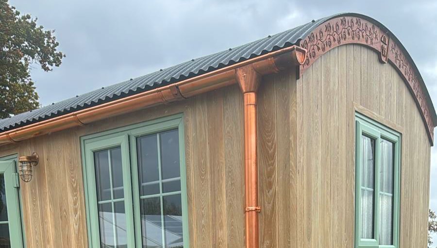 125mm Half Round Copper Gutter 3m