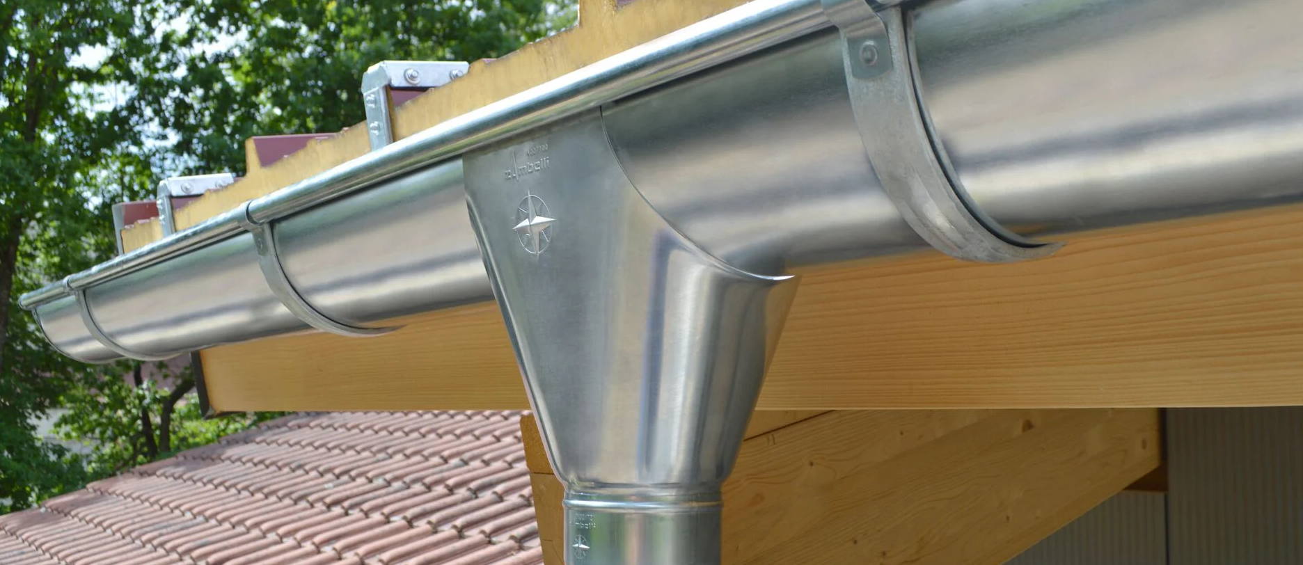 125mm Half Round Galvanised Steel Gutter 3m Length