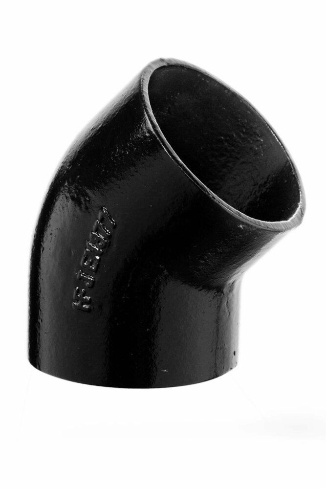 Cast Iron Soil Pipe 45 Degree Short Bend Traditional Express - 50mm