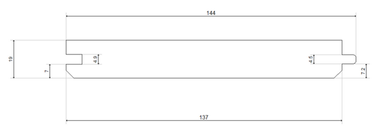 Accoya 94mm x 14mm T&G Cladding