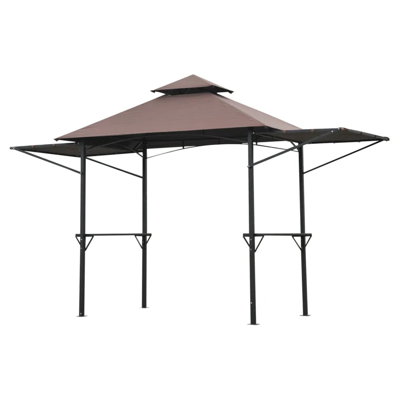 Portable Waterproof BBQ Gazebo - 2.5 x 1.5m - Blue