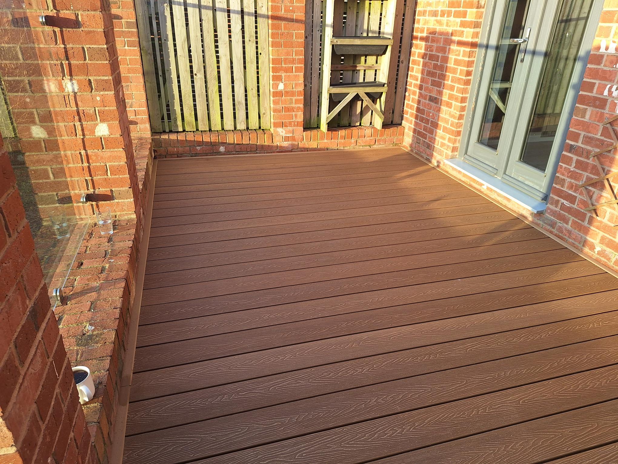 Triton 3m Double Faced Woodgrain Composite Decking Board 148mm X 25mm