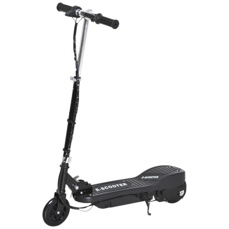 Folding Electric Scooter for Kids Ages 7 to 14 Black Ride On Toy