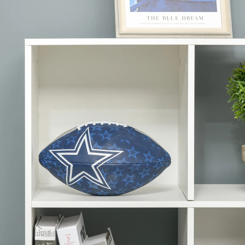 3-Tier 9-Cube Storage Unit - White Particle Board Bookcase Organizer for Home Office Shelves