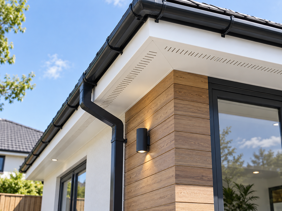 Freefoam 10mm Pre-Vented uPVC Soffit Board – Ventilated General Purpose Board 5m – All Widths & Colours
