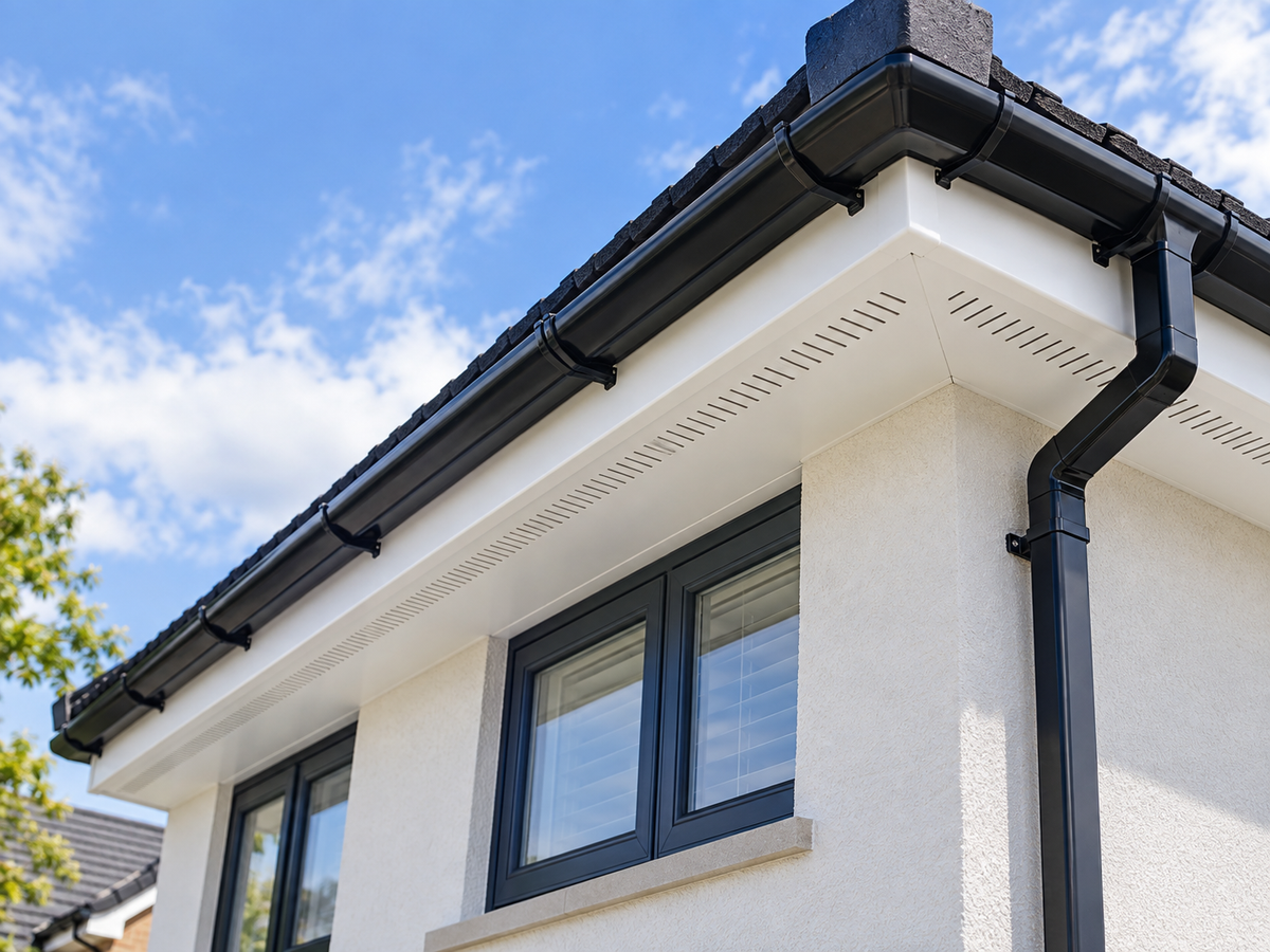 Freefoam 10mm Pre-Vented uPVC Soffit Board – Ventilated General Purpose Board 5m – All Widths & Colours