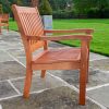 Outdoor Wooden Armchair