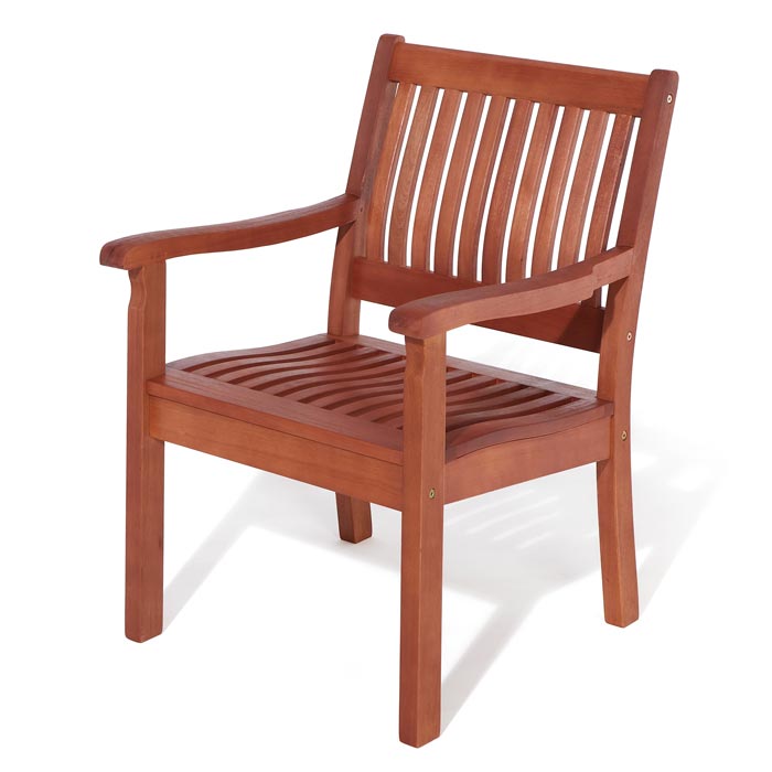 Outdoor Wooden Armchair