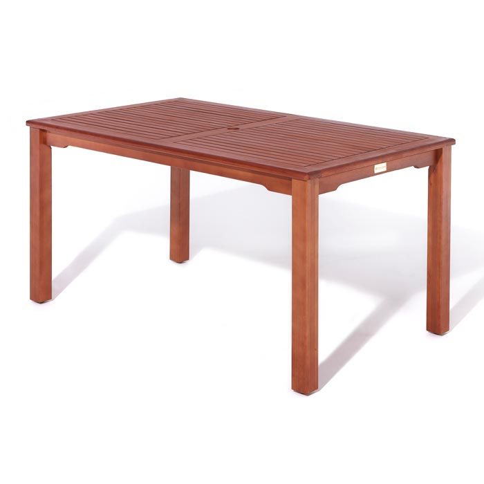 Wooden Rectangular Outdoor Dining Table