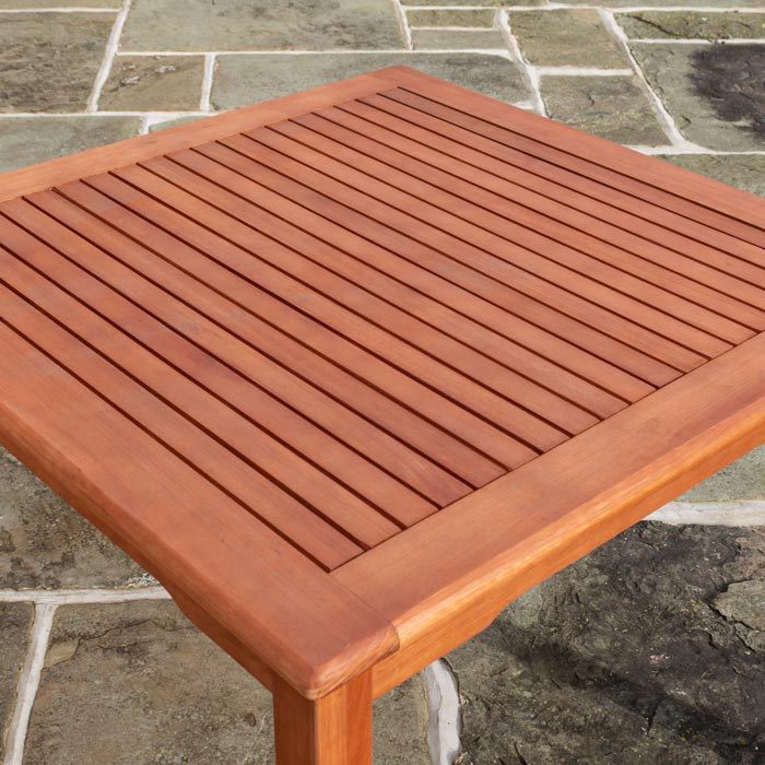 Wooden Square Outdoor Dining Table