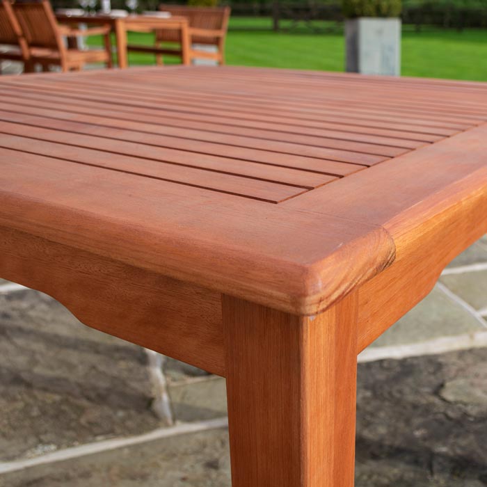 Wooden Square Outdoor Dining Table