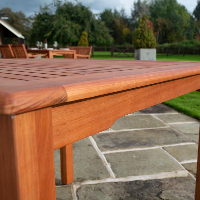 Wooden Square Outdoor Dining Table