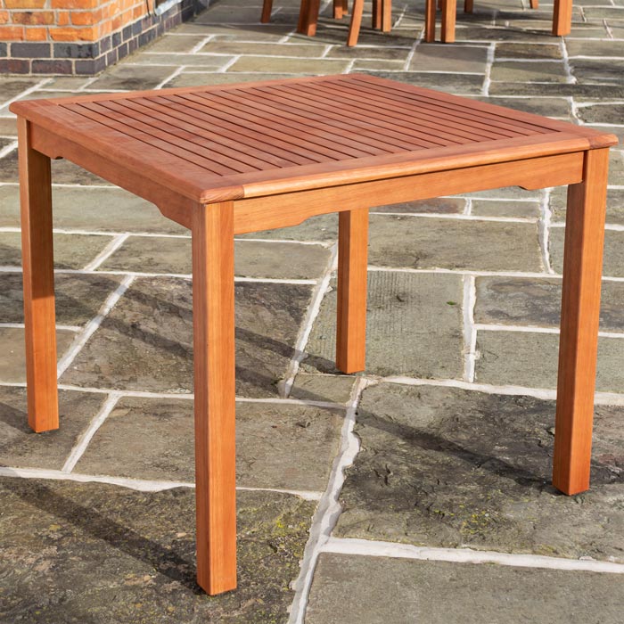 Wooden Square Outdoor Dining Table