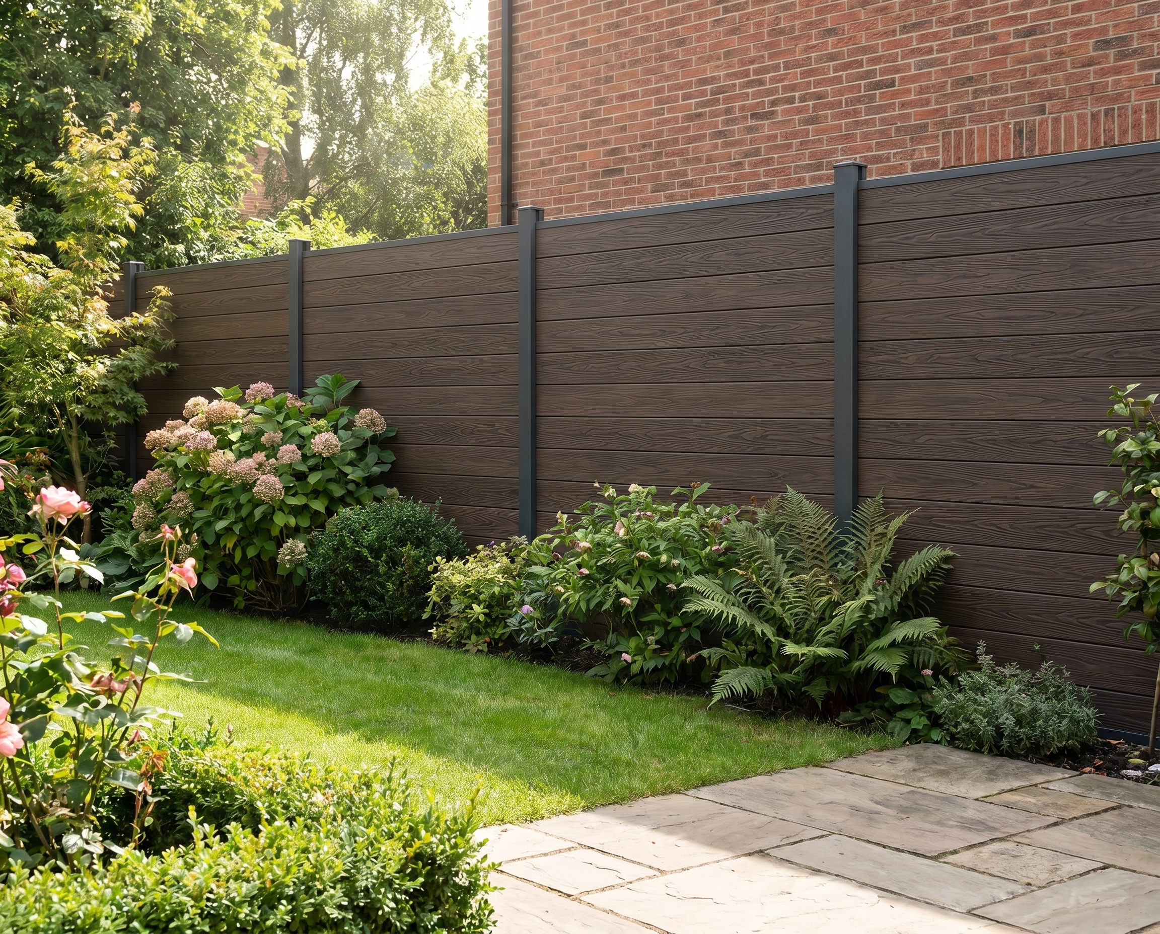 Premium Woodgrain Composite Fencing Board - 1830mm x 160mm x 20mm