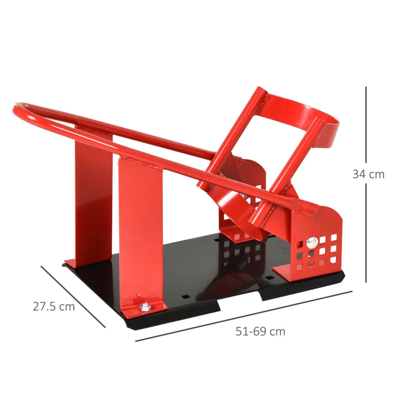 Motorcycle Wheel Chock for Trucks and Trailers