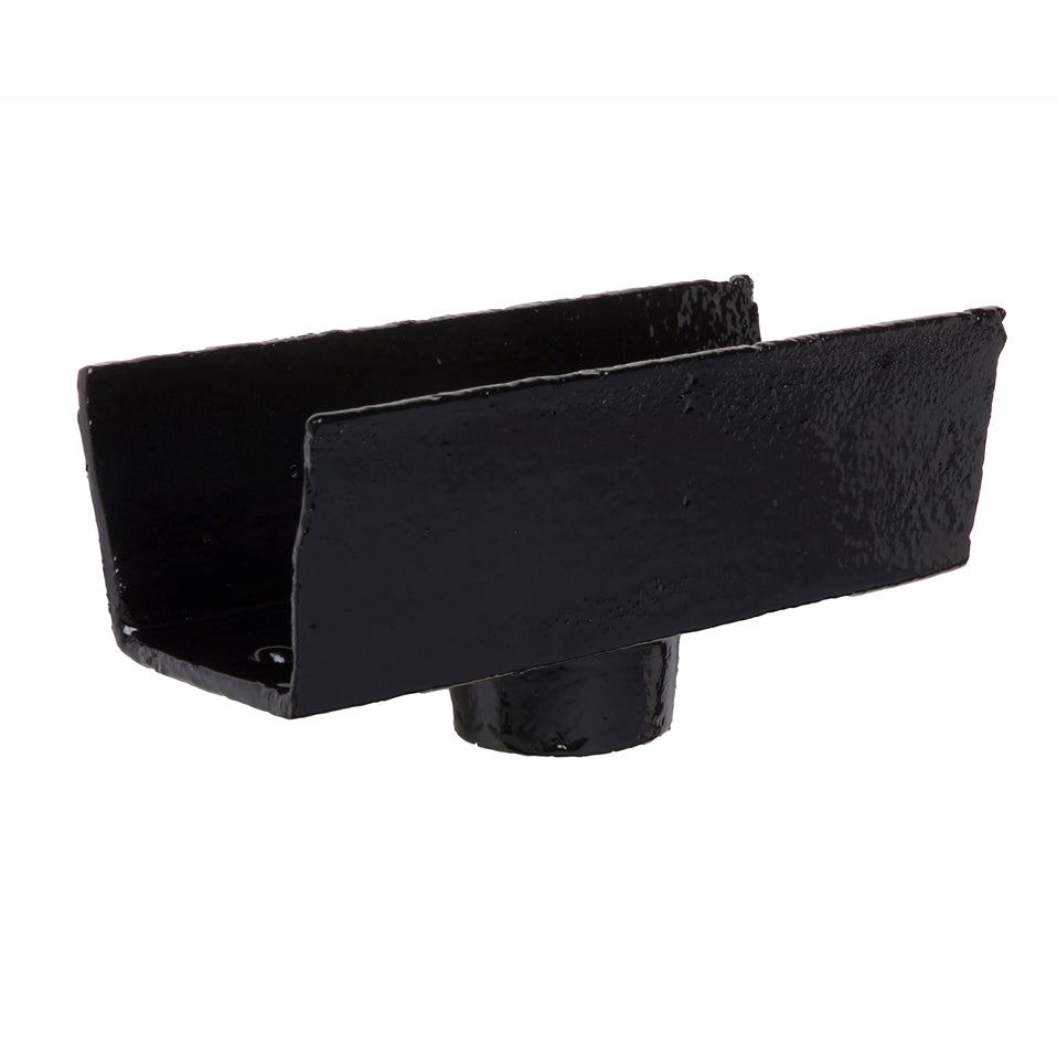 Hargreaves Cast Iron 100x75mm Box 65mm Nozzle  - Painted Black