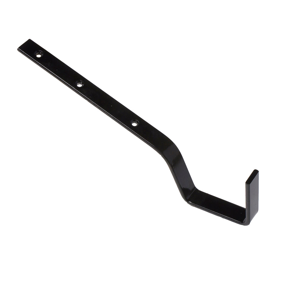 Hargreaves Cast Iron 100x75mm Box Galv Top Fix Rafter Bracket  - Painted Black