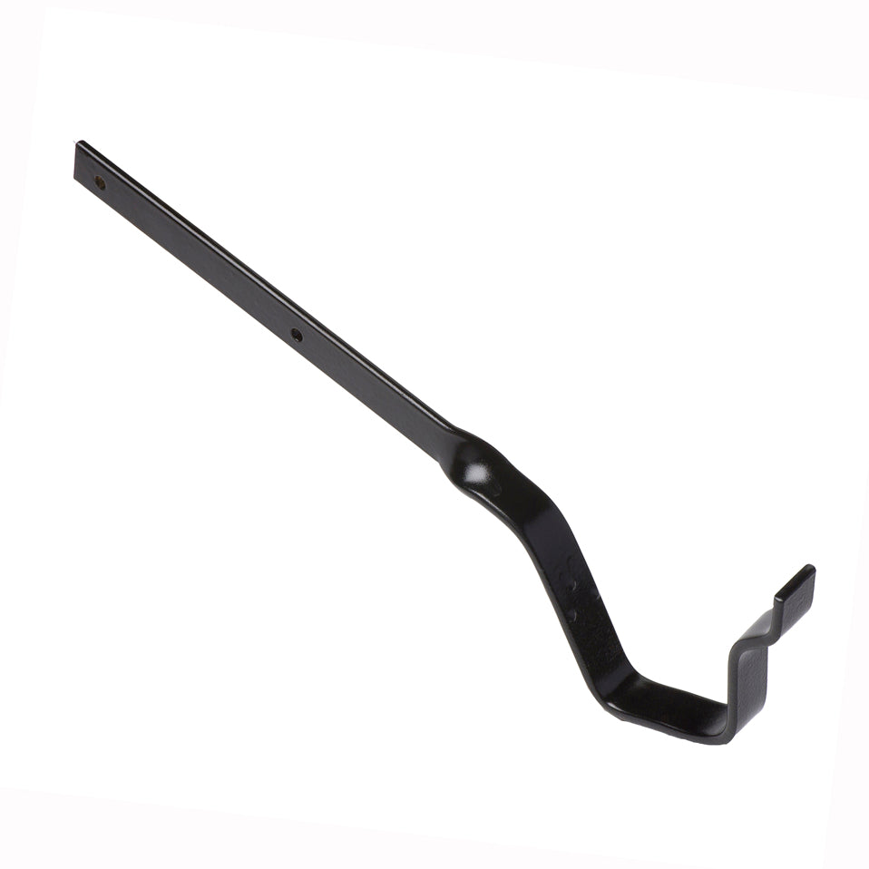 Hargreaves Cast Iron 125x100mm G46 Moulded Galv Side Fix Rafter Bracket  - Painted Black