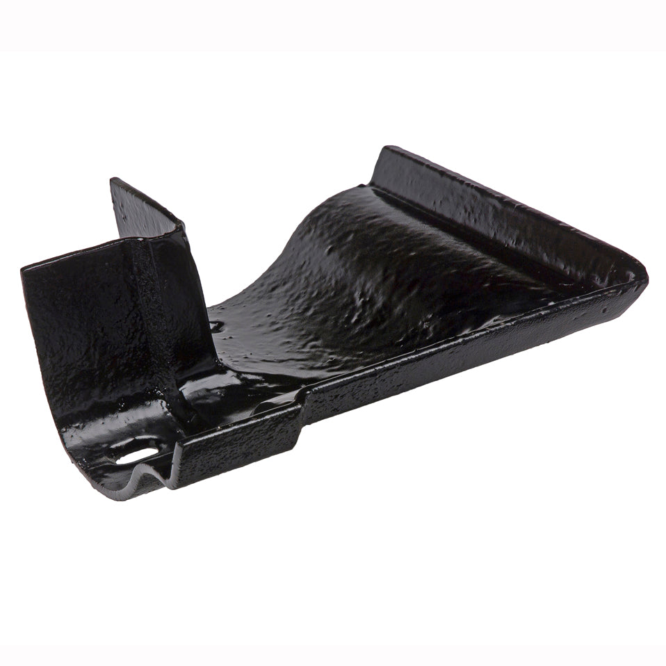 Hargreaves Cast Iron 100mm External Ogee Square Angle  - Painted Black