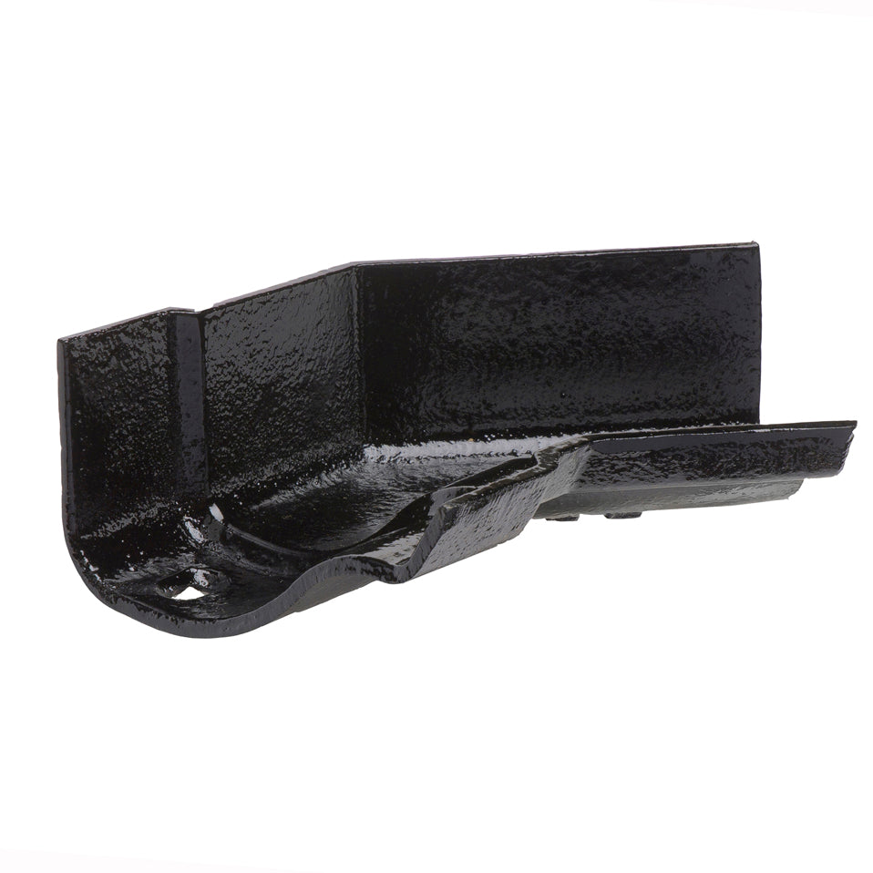 Hargreaves Cast Iron 100mm Internal Ogee Obtuse Angle  - Painted Black