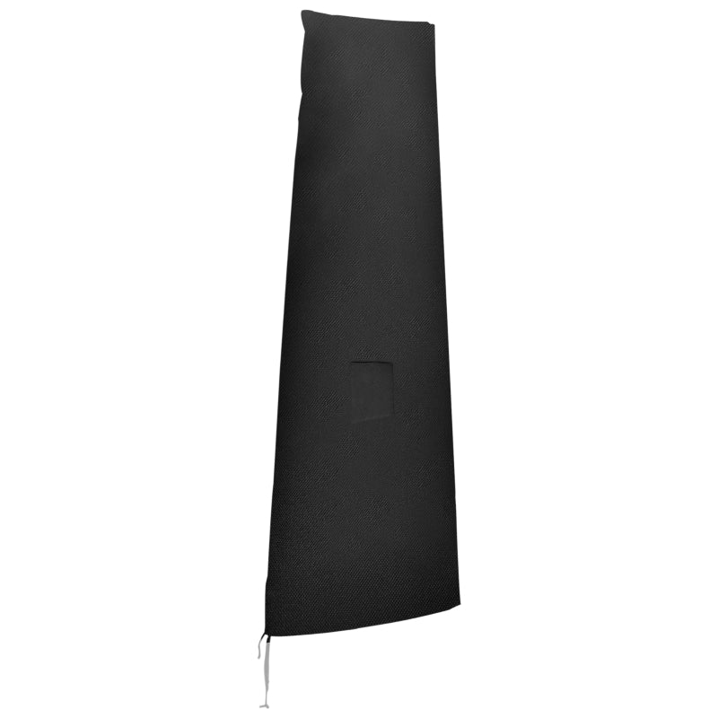 Waterproof Garden Parasol Cover - Black 200 x 50/80 cm