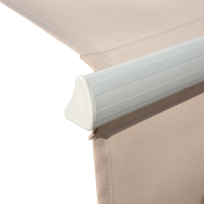 Beige 3.5m x 2.5m Manual Awning Canopy