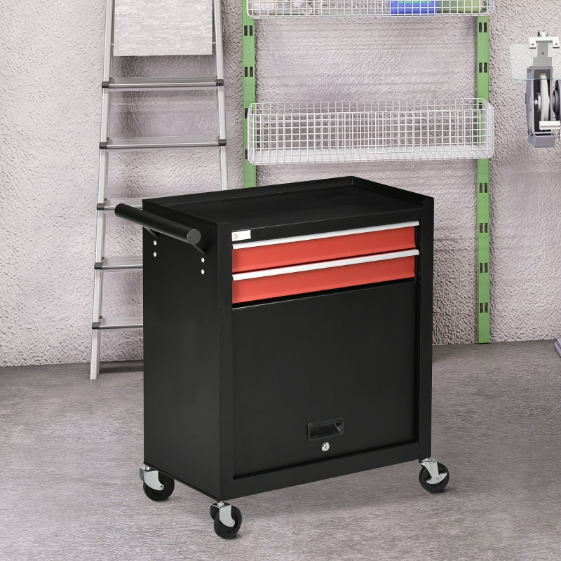 Lockable Tool Chest on Wheels for Easy Storage