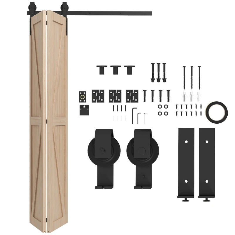 Bi-Folding Sliding Door Track Kit