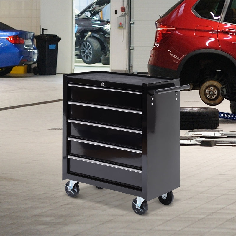 5-Drawer Tool Chest with Wheels and Lock