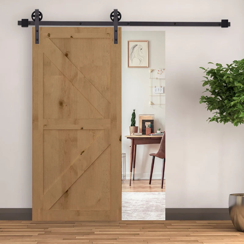 6ft Sliding Barn Door Track Kit Set