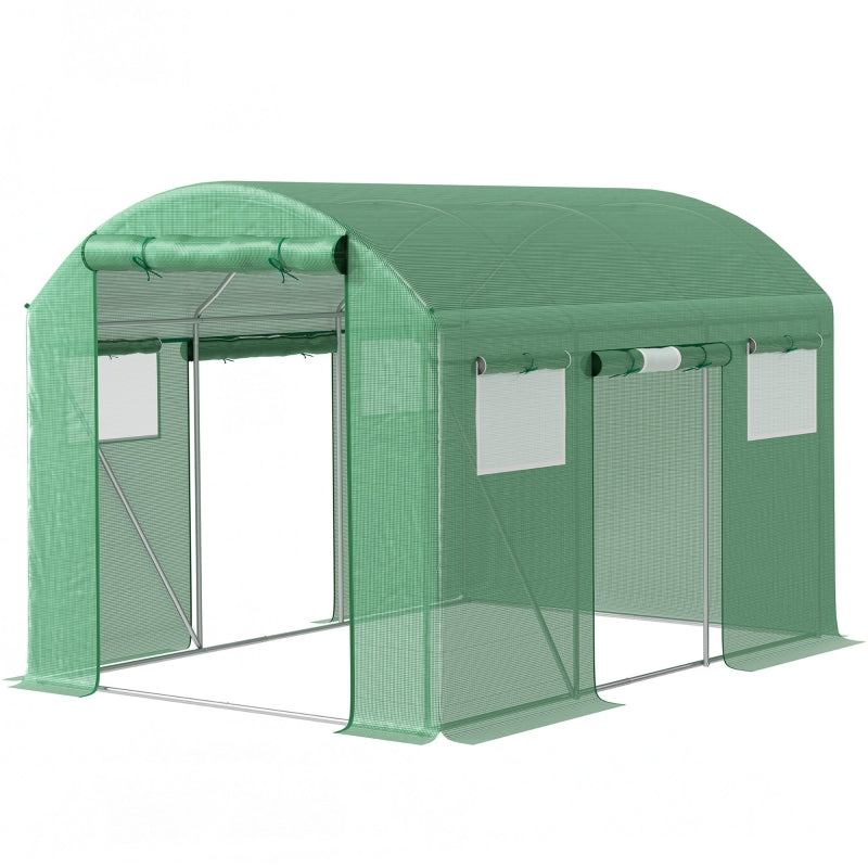 Spacious 9.8x6.6ft Walk-In Greenhouse for Gardening