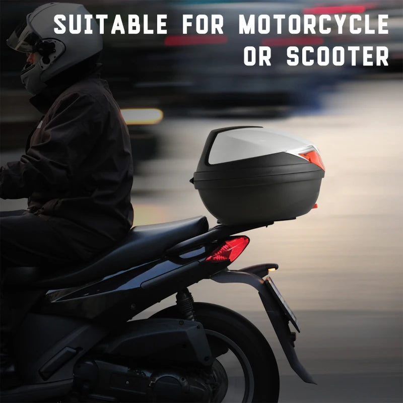 32L Motorcycle Tail Box for Easy Luggage Storage