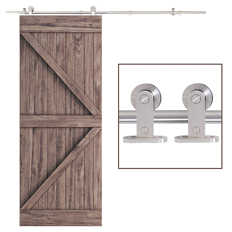 Sliding Door Hardware Kit for Easy Installation - For Single Door - 2m