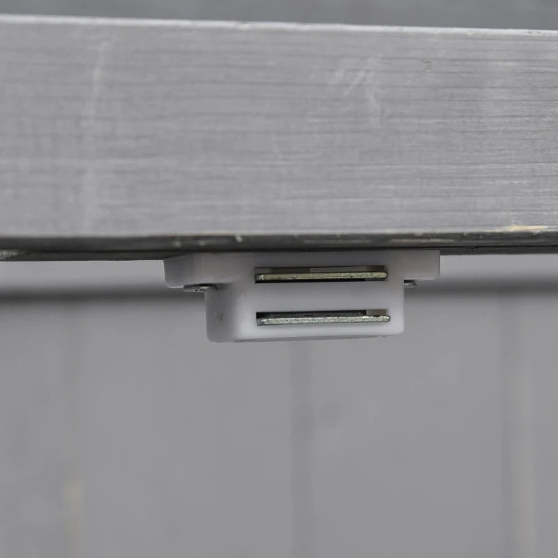 Wooden Garden Shed with Hinged Roof and Removable Shelf Outdoor Tool Storage Cabinet Double Doors 74x43x88cm Grey