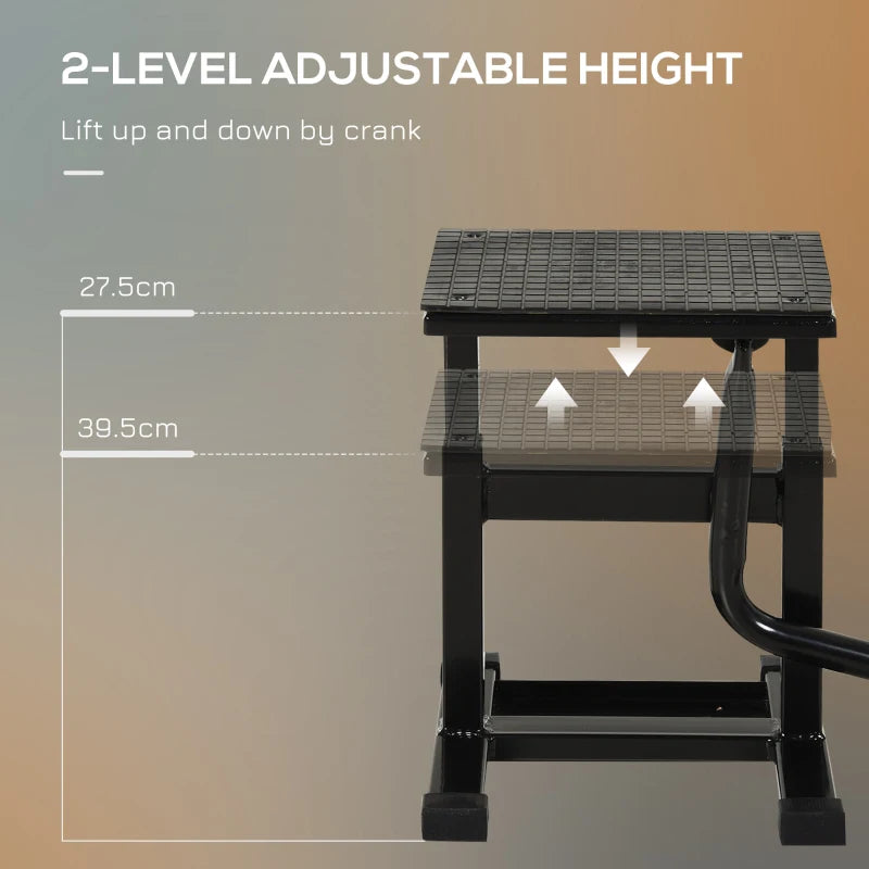 Heavy-Duty Steel Motorbike Lift for Easy Maintenance