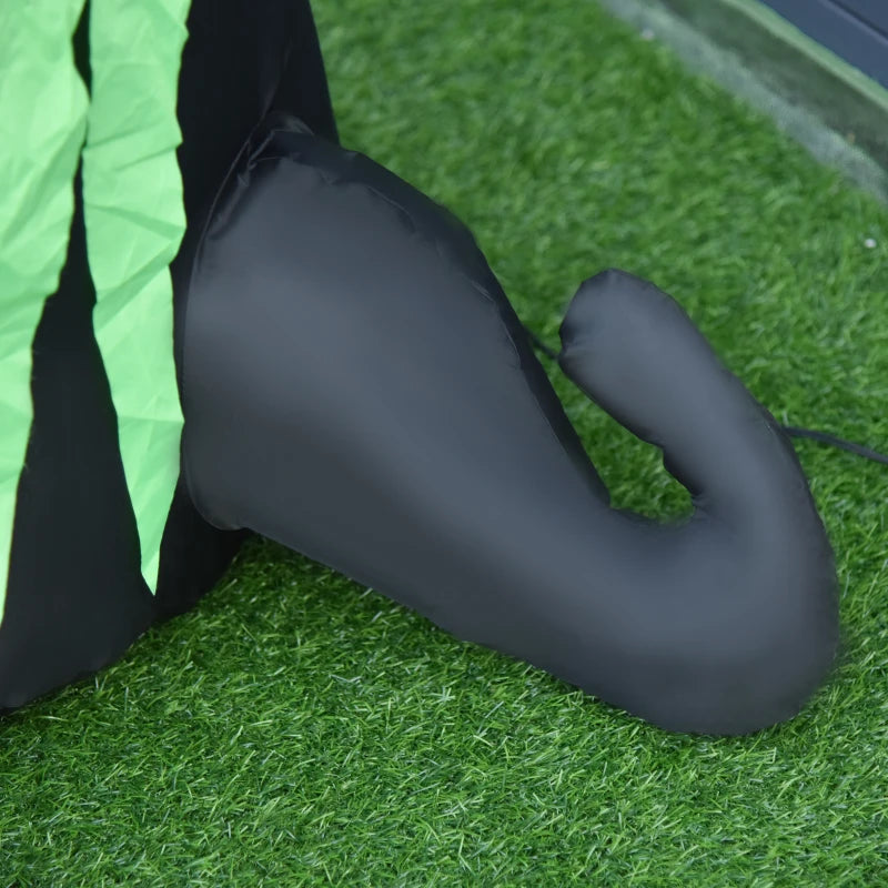 Halloween Inflatable Pumpkin Ghost with LED Lights - Scary Ghoul Outdoor Decor for Kids Party Theme Display