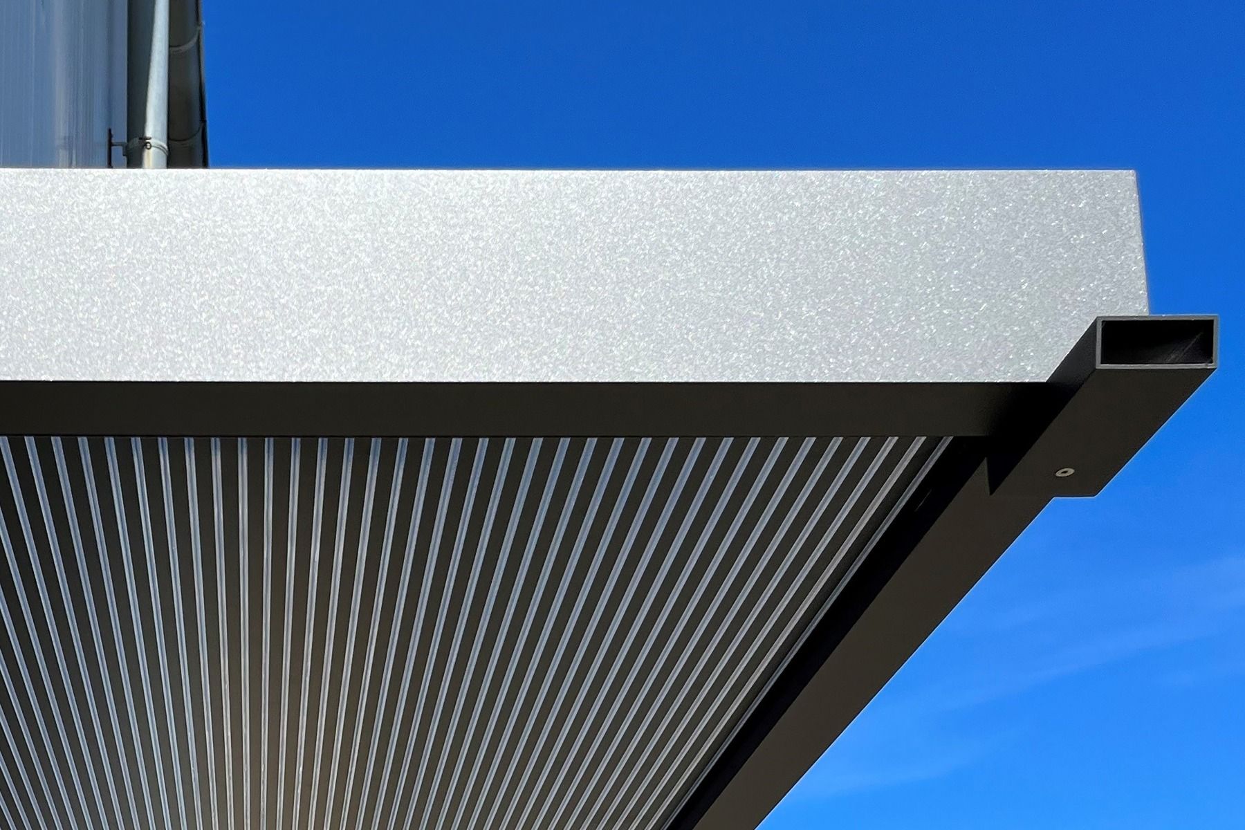 Aluminium 3D-Line Metal Canopy - Anthracite Grey - Brise soleil Front Door Porch Canopy