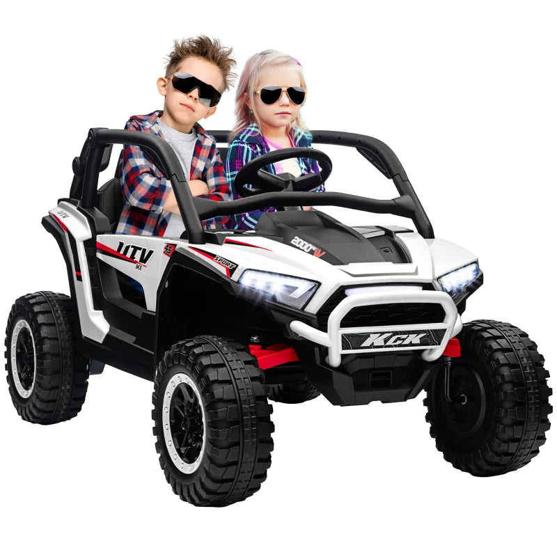 24V 7AH Electric Ride On Truck for Kids 2 Seater Battery Powered Car with Remote Control