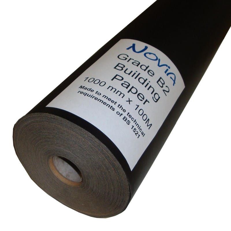 Novia B2 Building Paper 1m x 100m (100m2 Roll)