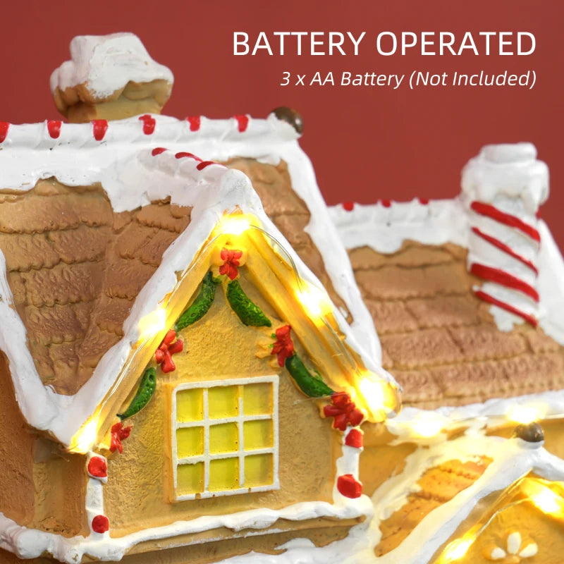 Festive Gingerbread House with Lights & Music - Perfect Christmas Decoration for Holiday Cheer