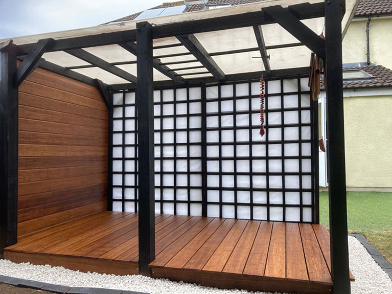 2.4m Bamboo Decking Board