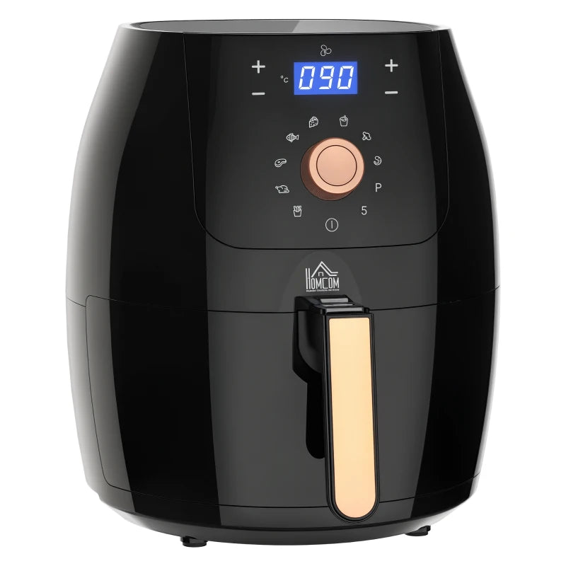 5.5L 1700W Digital Air Fryer with Adjustable Temperature 80-200°C - Healthy Cooking Made Easy!