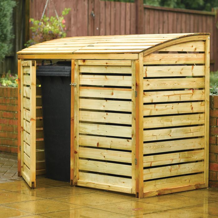 Double Bin Store for Outdoor Storage