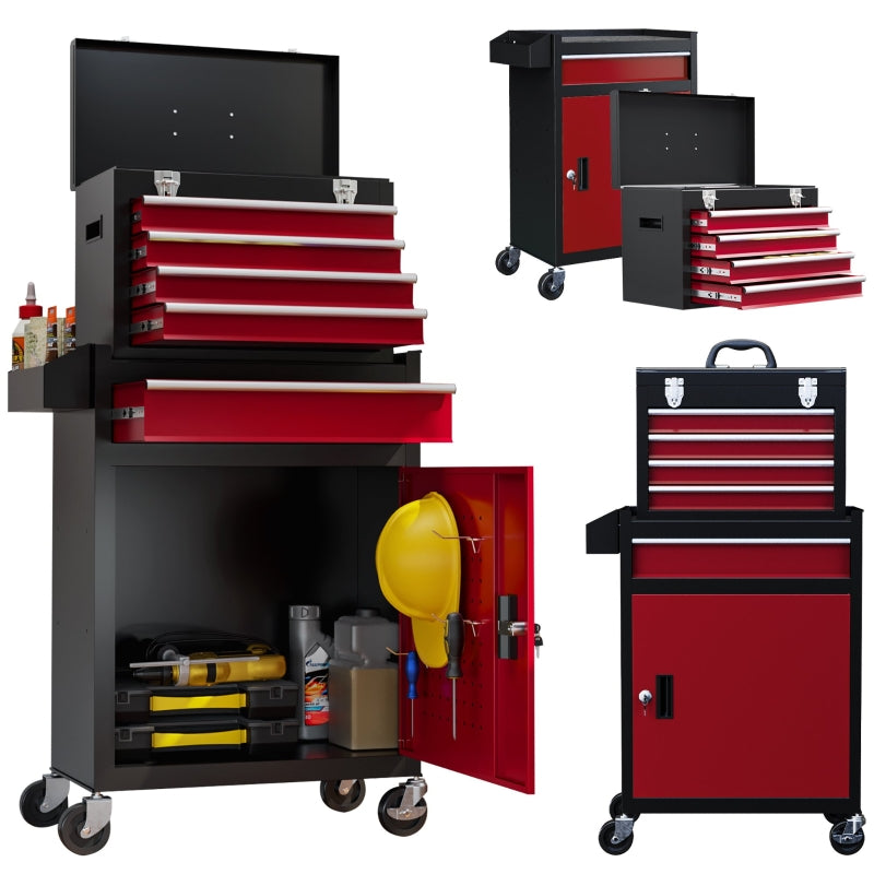 Rolling Tool Storage Chest for Easy Access