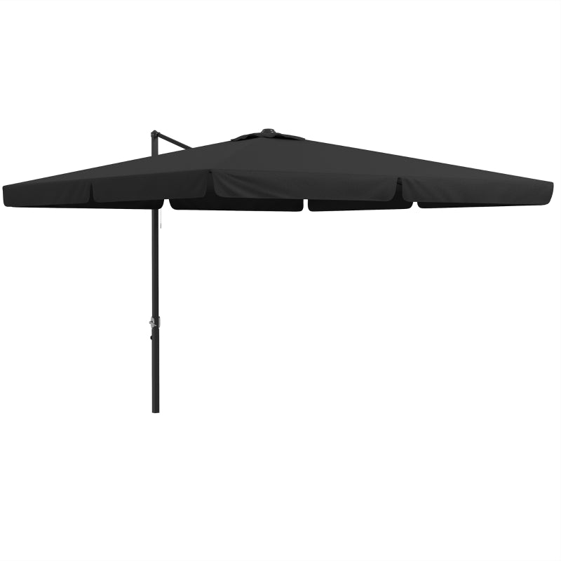 Grey 3m Cantilever Parasol with Adjustable Canopy