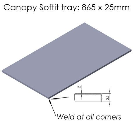 Alumasc Skyline CA90 Kensington Aluminium Canopy - All Colours